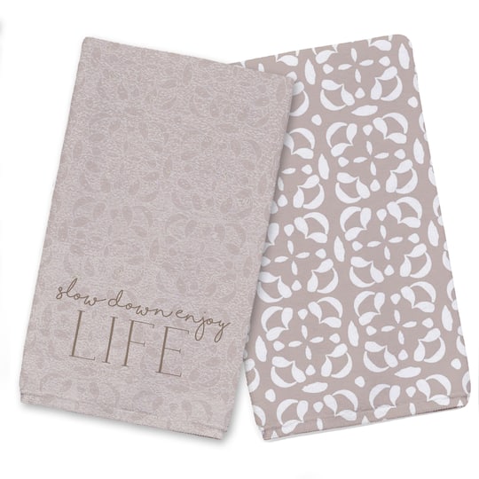 Slow Down Enjoy Life Tea Towel Set